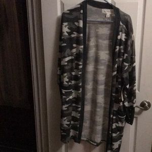 Camo French laundry coat